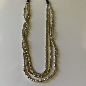 Lucky Brand adjustable metallic necklace